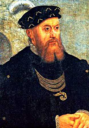 Christian III. von Dänemark und Norwegen, um 1550 - Original im Nationalhistorische Museum Dänemarks - Schloß Frederiksborg (Quelle: Wikipedia)